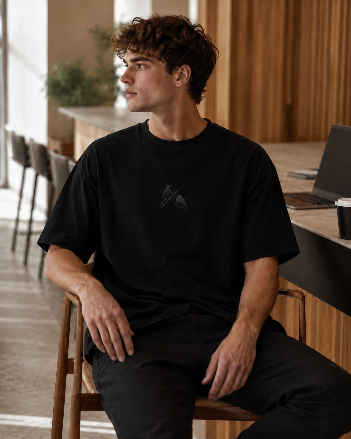 Bullish Bearish Trading Oversized T Shirt