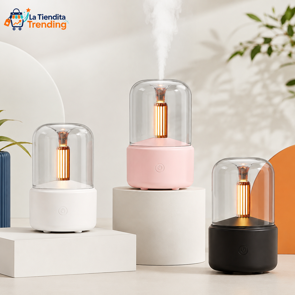 Humidificador LED con Luz Ambiental