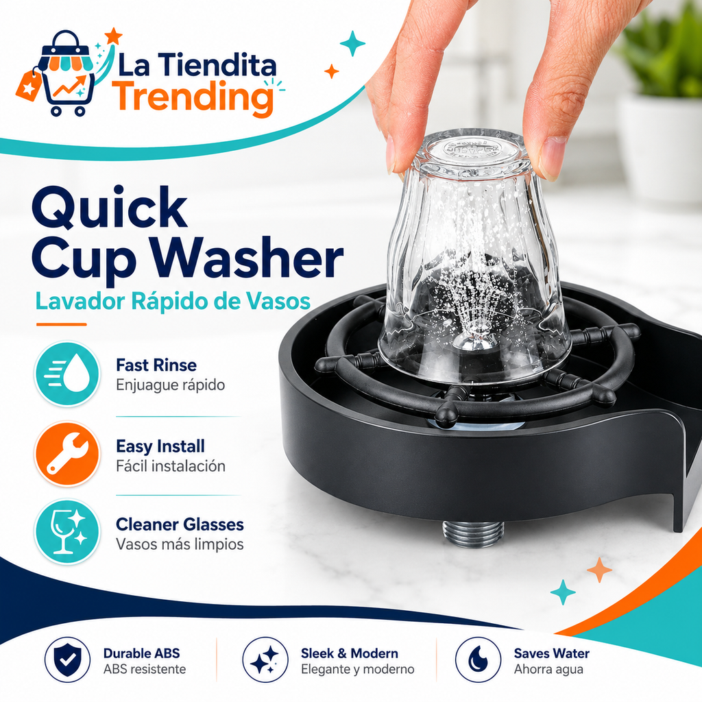 Lavador Automático de Vasos para Fregadero