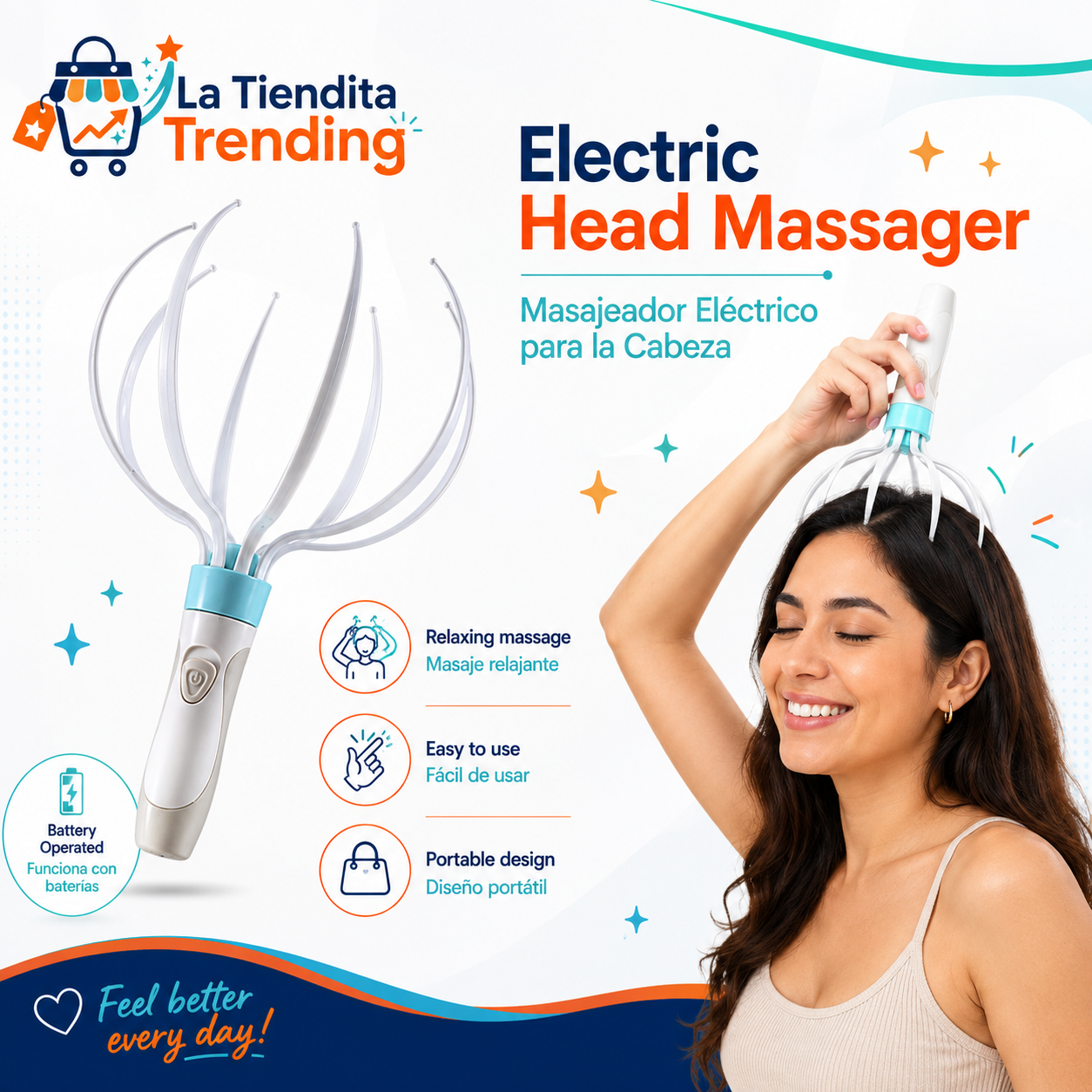 Masajeador Eléctrico de Cabeza